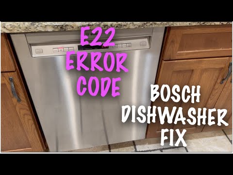 🛠️ So beheben Sie den Fehlercode E22 bei der Bosch-Spülmaschine | Filter reinigen und Meldung E 2...