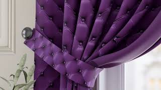 Комплект штор «Менриос (пурпурный)» — видео о товаре
