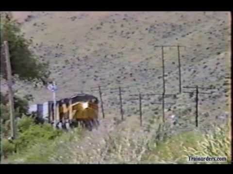 Classic Railroad Series 464 - UP WB at Crooks, OR July 4, 1992