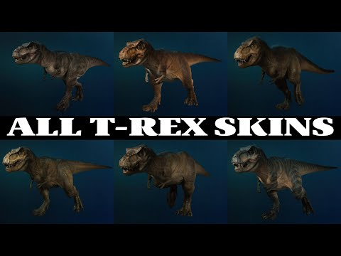 ALL FEMALE T-REX SKINS in Jurassic World Evolution 3 | 4K Showcase 🦖