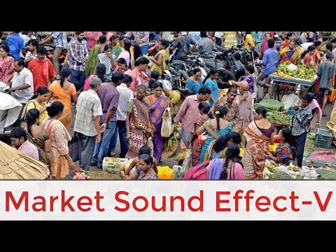 Market Ambience 5|Street|Bazaar|City|Village|Exterior|Think Sound Effects