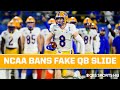 NCAA Rules Committee Bans QBs From Fake Sliding | CBS Sports HQ