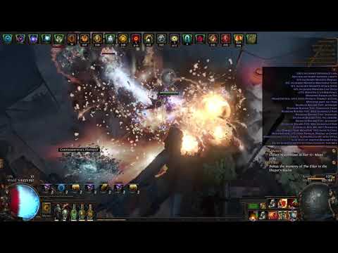 3.20 Path of Exile | Wave 30 Simulacrum Facetank Kosis | Phantasmal Cremation / Unearth