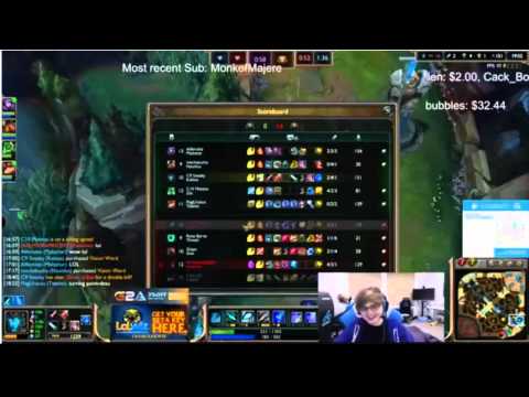 Best Moments of C9 Sneaky challenger duoQ meteos C9Sneaky playing League of Legends on Cloud9
