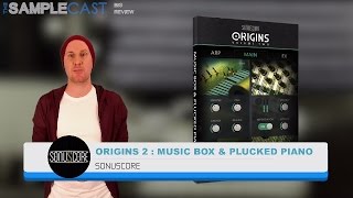 Video thumbnail for Sonuscore "Origins 2" (music box and plucked piano) - The Samplecast Big Review by The Samplecast