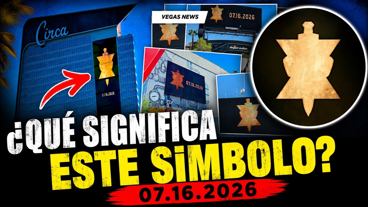 EL MISTERIOSO SIMBOLO CON LA FECHA 16 DE JULIO DE 2026 APARECE EN TODA LAS VEGAS EE.UU.