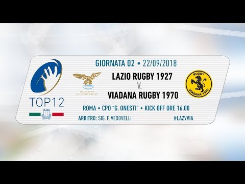 TOP12 2018/19, Giornata 2 - Lazio Rugby 1927 v Viadana Rugby 1970