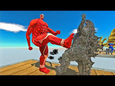 COLOSSAL TITAN VS ALL UNITS - Animal Revolt Battle Simulator