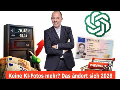 Tanke wird teuer, Widerruf leichter, Mindestlohn höher 10 neue Gesetze in 2026 | Anwalt Solmecke