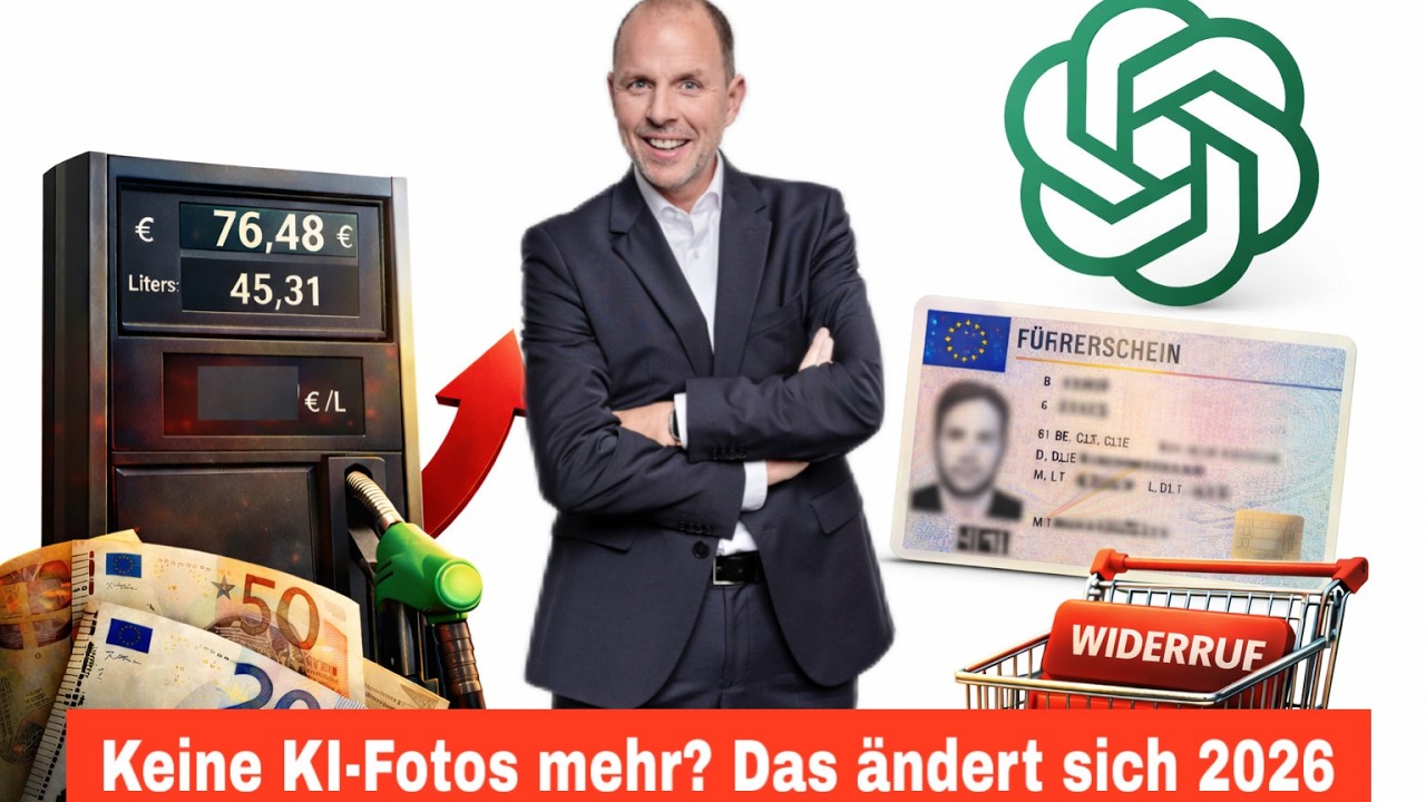 Tanke wird teuer, Widerruf leichter, Mindestlohn höher 10 neue Gesetze in 2026 | Anwalt Solmecke