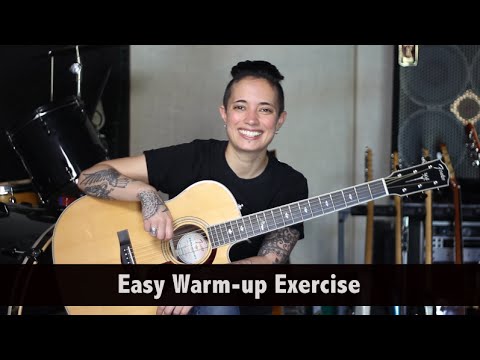 Guitar Tips & Tricks #14: Easy Warm-up Exercise - Jen Trani