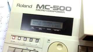 Video thumbnail for Roland MC-500 Micro Composer - Rhythm track test by Johnny Sierascky