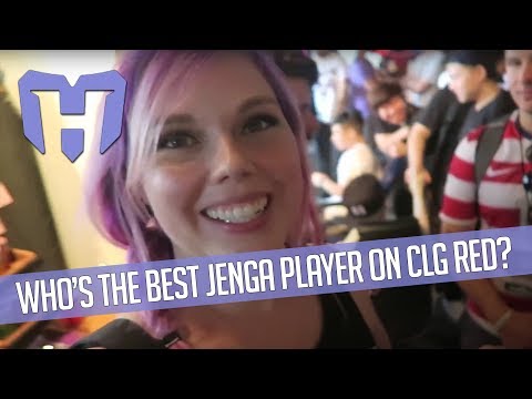WHO'S THE BEST JENGA PLAYER ON CLG RED? | CLG AT FRAGADELPHIA