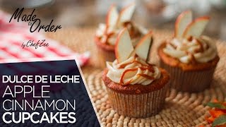Dulce de Leche Apple Cinnamon Cupcakes | Made to Order | Chef Zee Cooks
