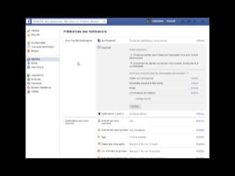 comment regler facebook