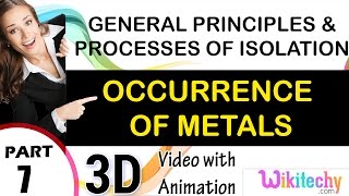 occurrence of metals principles and processes of isolation of elements class 12 chemistry cbse