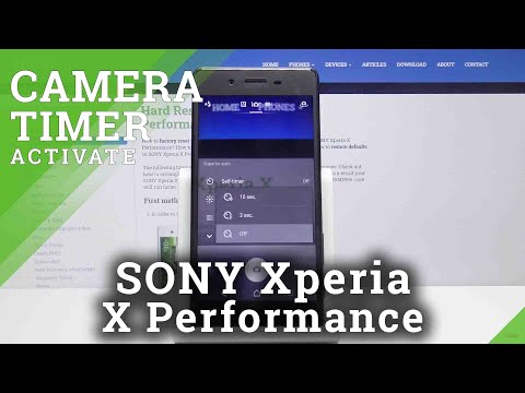 How to Activate Camera Timer in SONY Xperia X Performance – Camera Settings