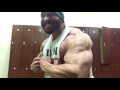 Ziegler Monster Flexing/Posing After Chest Workout