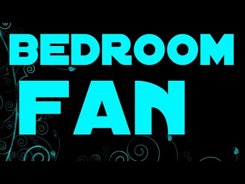 MY BEDROOM FAN SOUND | FAN WHITE NOISE BLACK SCREEN 10 HOURS