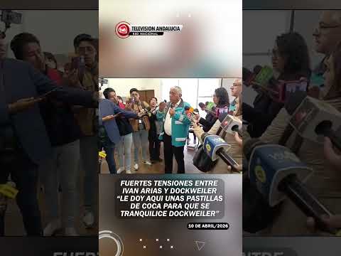 Fuertes tensiones entre Iván Arias y Cesar Dockweiler