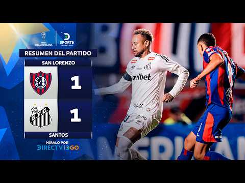 #SANLORENZO y #SANTOS EMPATARON en el Nuevo Gasómetro | San Lorenzo 1-1 Santos | Resumen