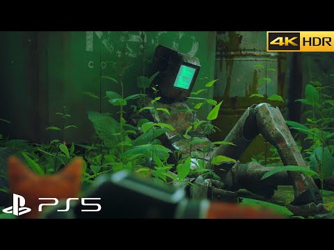 STRAY PS5 Walkthrough Gameplay Part 8 - Antvillage