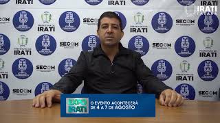 Cadastros para 1ª ExpoIrati serão abertos em maio