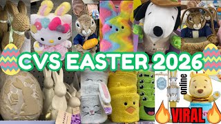 🐣CVS Easter 2026 First Look!! Baskets Full Of Goodies! Viral Peeps, Nutcrackers, Snoopy, & Winnie