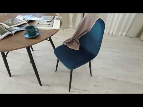 Кухонный стул BREEZE (mod. 4724), 44х53х87 Blue (синий) HLR63 / черный арт.19607 в Кемерово - видео 9