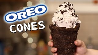 DIY Oreo Cookie Cones