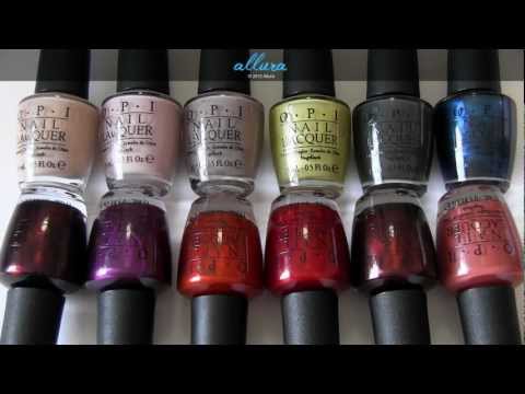 OPI Germany Collection: Live Swatches & Review