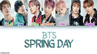 Download lagu BTS - Spring Day - LYRICS COLOR CODED (HAN-ROM-ENG) mp3