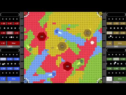 Multiply or Release X Territory War - 4 Player #4 - Marble Race in Unity