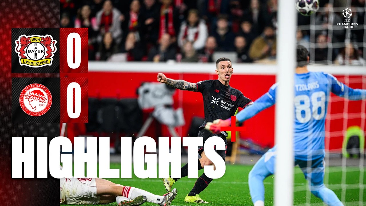 Bayer 04 Leverkusen vs Olympiacos Highlights