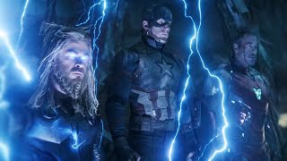 Iron Man, Cap, and Thor vs Thanos (MCU) video thumbnail