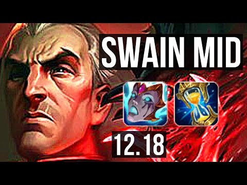 SWAIN vs LISS (MID) | 13/1/13, 66% winrate, Legendary | EUW Diamond | 12.18