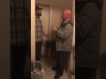 Man gets the shit slap out of him for not keeping his word. Man gets the shit slap out of him for not keeping his word.
