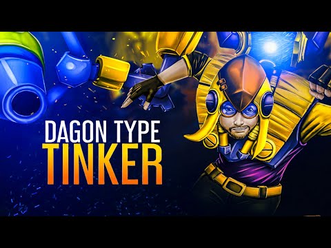 Amazing Tinker 20 kills Super Fast Hand! Dagon Type Tinker | Dota 2 Tinker Gameplay |