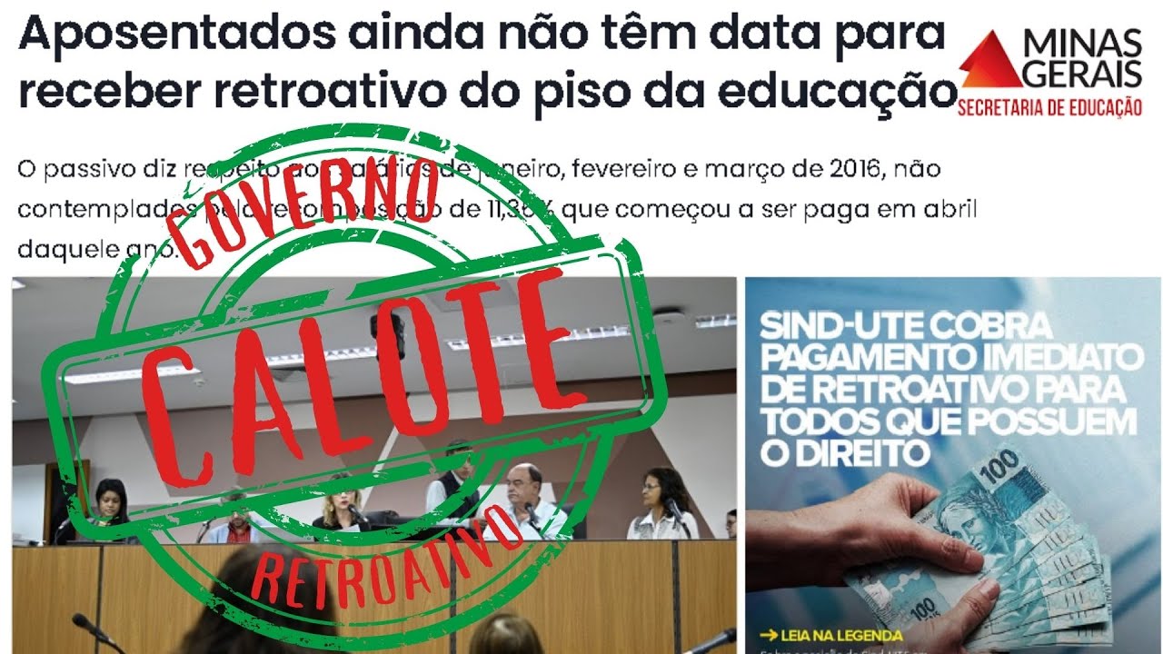 RETROATIVO 2016, NÃO RECEBEU? ENTENDA!