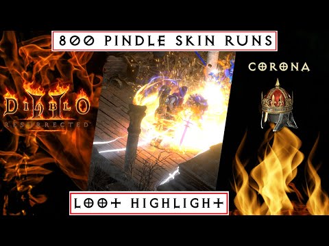 800 Pindleskin Runs: Diablo 2 Resurrected | Loot Highlights