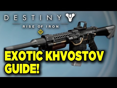 How to Get the Exotic Khvostov in Destiny: Rise of Iron