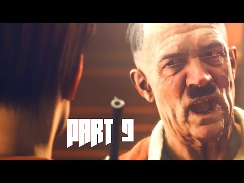 WOLFENSTEIN 2 THE NEW COLOSSUS Gameplay Walkthrough Part 9 - ADOLF HITLER (100% COLLECTIBLES)