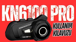 KNMASTER KN6100 Pro Kullanım Kılavuzu | Bağlantı, Grup İnterkom, Müzik & Tüm Öze