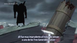 One piece... Cracker vs El monje loco urouge (sub.esp)