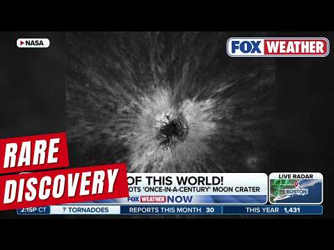 NASA Spacecraft Discovers 'Once-In-A-Lifetime' Moon Crater