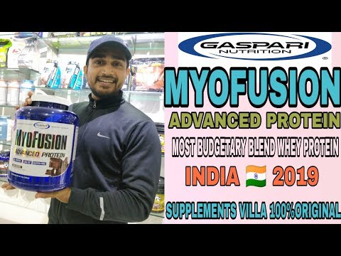 Gaspari myofusion advanced whey protein review in hindi 2019 | whey protein | supplements villa | Video