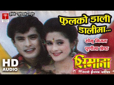 Phool Ko Dali || Sonu Nigam || Poornima || Nepali Movie Simana Song ||
