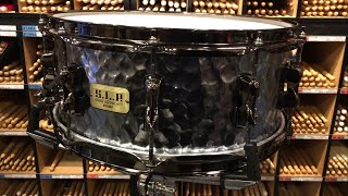 Video thumbnail for TAMA S.L.P. Expressive Hammered Steel Snare 14x6 LST146H / ハンマード スティール by Drum Shop ACT