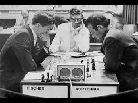 Bobby Fischer vs a determined and young! Viktor Korchnoi (Pirc Austrian)1962 Candidates
