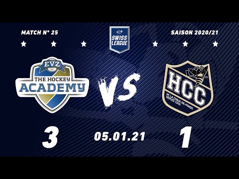 05.01.2021 EVZ Academy - HC La Chaux-de-Fonds (3-1)